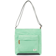 Roka Green Kennington B Medium Recycled Nylon Crossbody Bag