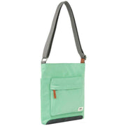 Roka Green Kennington B Medium Recycled Nylon Crossbody Bag