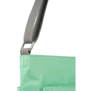 Roka Green Kennington B Medium Recycled Nylon Crossbody Bag