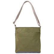 Roka Green Kennington B Medium Recycled Nylon Crossbody Bag