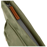 Roka Green Kennington B Medium Recycled Nylon Crossbody Bag