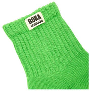 Roka Green Windsor Solid Crew Socks