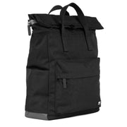 Roka Grey Canfield B Medium Black Label Recycled Canvas Backpack