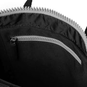 Roka Grey Canfield B Medium Black Label Recycled Canvas Backpack