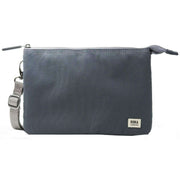 Roka Grey Carnaby XL Recycled Canvas Crossbody Bag