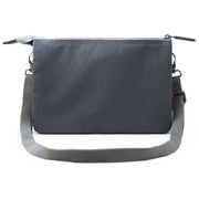 Roka Grey Carnaby XL Recycled Canvas Crossbody Bag