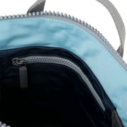 Roka Navy Bantry B Small Creative Waste Colour Block Recycled Nylon Backpack