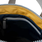 Roka Navy Bantry B Small Creative Waste Two Tone Recycled Nylon Backpack