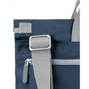 Roka Navy Blackfriars M Large Recycled Nylon Messenger Bag