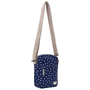 Roka Navy Bond Recycled Canvas Crossbody Bag