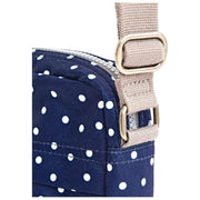 Roka Navy Bond Recycled Canvas Crossbody Bag