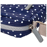 Roka Navy Bond Recycled Canvas Crossbody Bag
