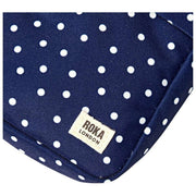 Roka Navy Bond Recycled Canvas Crossbody Bag