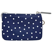 Roka Navy Carnaby Small Recycled Canvas Wallet