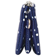Roka Navy Carnaby Small Recycled Canvas Wallet