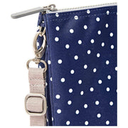 Roka Navy Carnaby XL Recycled Canvas Crossbody Bag