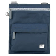 Roka Navy Chelsea B Medium Recycled Nylon Sling Bag