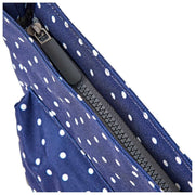 Roka Navy Kennington B Medium Recycled Canvas Crossbody Bag