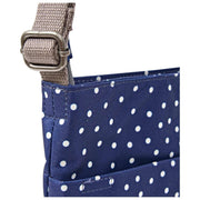 Roka Navy Kennington B Medium Recycled Canvas Crossbody Bag