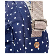 Roka Navy Paddington B Recycled Canvas Crossbody Bag