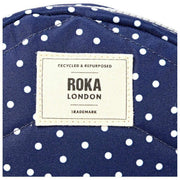 Roka Navy Paddington B Recycled Canvas Crossbody Bag