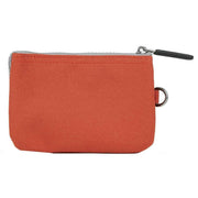 Roka Orange Carnaby Small Black Label Recycled Canvas Wallet
