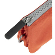 Roka Orange Carnaby Small Black Label Recycled Canvas Wallet