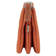 Roka Orange Carnaby Small Recycled Canvas Wallet