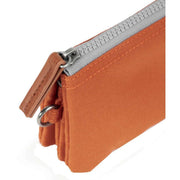 Roka Orange Carnaby Small Recycled Canvas Wallet