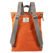 Roka Orange Finchley A Large Sustainable Canvas Backpack