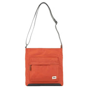 Roka Orange Kennington B Medium Sustainable Nylon Cross Body Bag