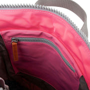 Roka Pink Bantry B Small Recycled Nylon Backpack