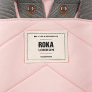 Roka Pink Bantry B Small Recycled Nylon Backpack