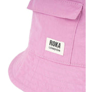 Roka Pink Bedford Recycled Nylon Bucket Hat