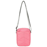 Roka Pink Bond Recycled Canvas Crossbody Bag
