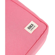 Roka Pink Bond Recycled Canvas Crossbody Bag
