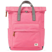 Roka Pink Canfield B Medium Recycled Nylon Backpack