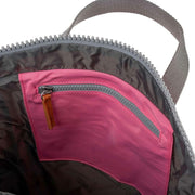 Roka Pink Canfield B Medium Recycled Nylon Backpack
