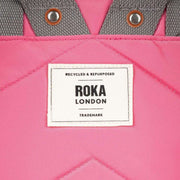 Roka Pink Canfield B Medium Recycled Nylon Backpack
