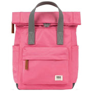 Roka Pink Canfield B Small Recycled Nylon Backpack