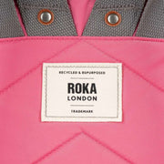Roka Pink Canfield B Small Recycled Nylon Backpack
