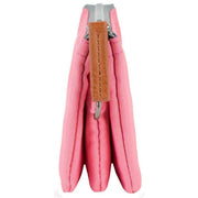 Roka Pink Carnaby Small Recycled Canvas Wallet
