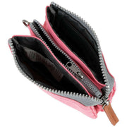 Roka Pink Carnaby Small Recycled Canvas Wallet