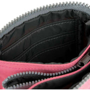 Roka Pink Carnaby Small Recycled Canvas Wallet