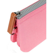 Roka Pink Carnaby Small Recycled Canvas Wallet