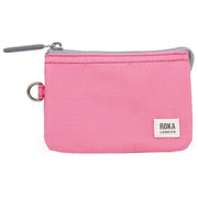 Roka Pink Carnaby Small Recycled Nylon Ripstop Wallet