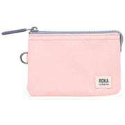 Roka Pink Carnaby Small Recycled Nylon Ripstop Wallet
