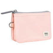 Roka Pink Carnaby Small Recycled Nylon Ripstop Wallet