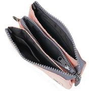 Roka Pink Carnaby Small Recycled Nylon Ripstop Wallet