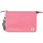 Roka Pink Carnaby XL Recycled Canvas Crossbody Bag
